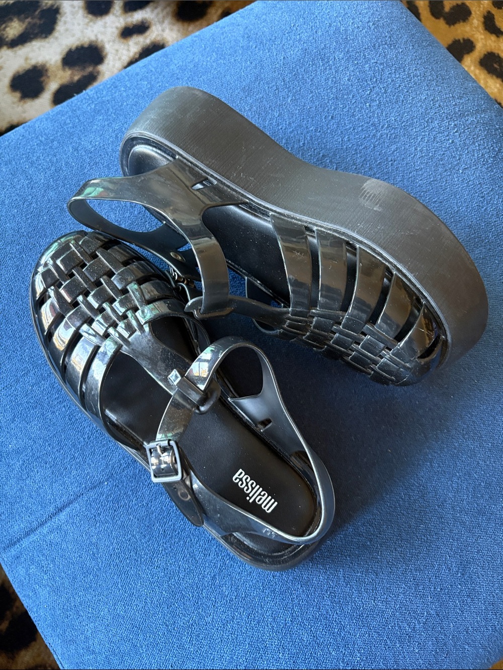 MELISSA platform fisherman sandals, size 7